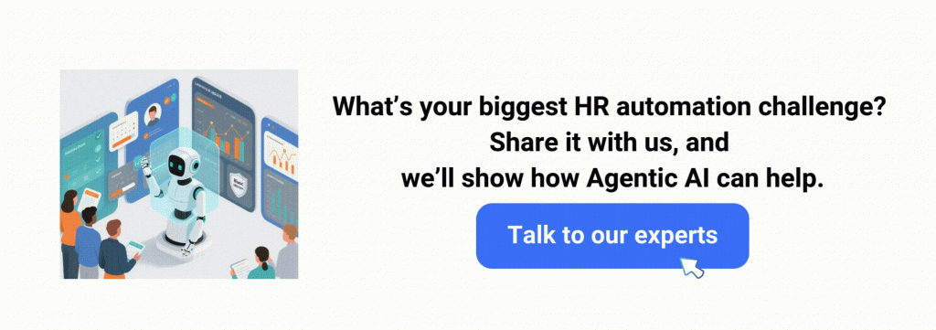 Call to action showing how Agentic AI revolutionizes HR workflows.