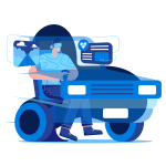 Digital twin car simulation